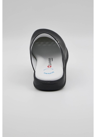 Term-0010 Quicksteps Professional Erkek Anatomik Ve Comfort Sabo Terlik Siyah