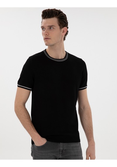 Pierre Cardin Erkek Siyah Kazak /triko 50306045-vr046 Siyah