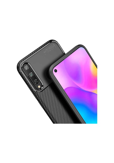 Huawei P40 Lite E Kilif Karbon Silikon Case 433131150