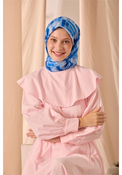 Silk Home Soft Eşarp 73096-19 Bebe Mavi, Saks, Gümüş, Mavi