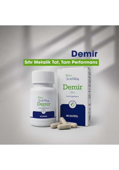 Dr. Ümit Aktaş Demir Takviyesi 30 Kapsül