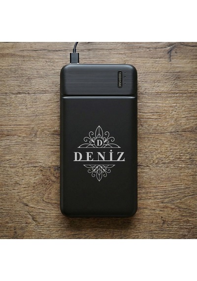 Bk Gift Kişiye Özel İsimli 10.000 Mah Powerbank Pb-4011 -16, Led Göstergeli Taşınabilir Şarj Cihazı, Kurumsal Hediye