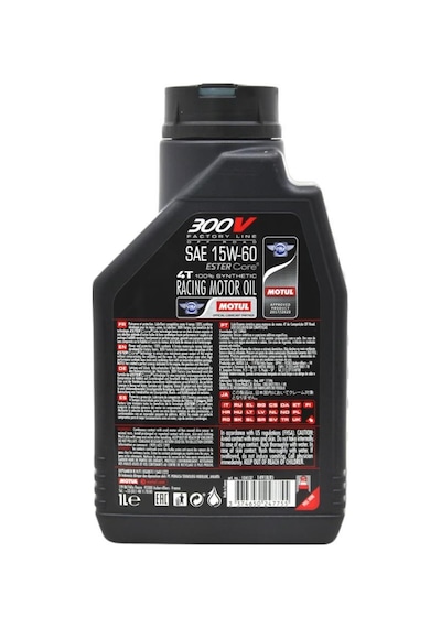 Motul 300V Fl 15W-60 4T 4 Zamanlı Motosiklet Motor Yağı 1 L