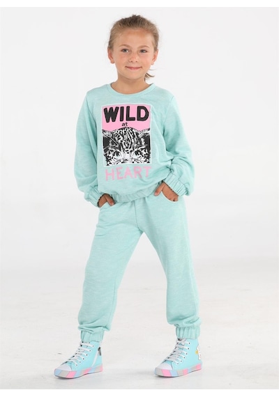 Casabony Cute Wild Mint Jogger Eşofman Takım-mint Mint Yeşili