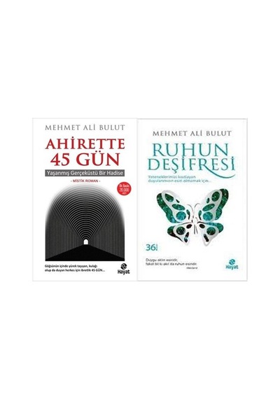 Ahirette 45 Gün + Ruhun Deşifresi Mehmet Ali Bulut 2 Kitap Hayat