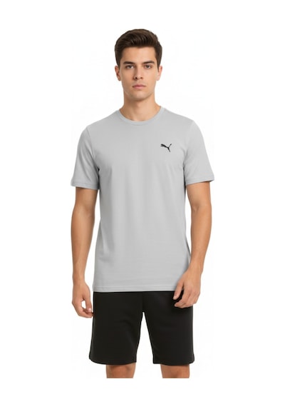 Puma Essentials Erkek Gri Günlük Stil Spor Tişört 68254209 Gri