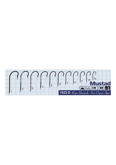 Mustad Olta İğnesi 1523d 100lü No:3