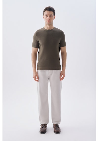 Mudo Erkek Erkek Taş Rengi Loose Fit Chino Pantolon 1266222