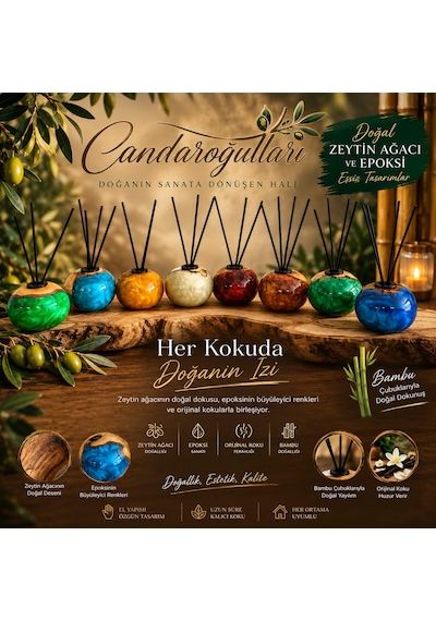Epoksi Ve Zeytin Ağacı Oda Kokuluğu Zeytin Çiçeği