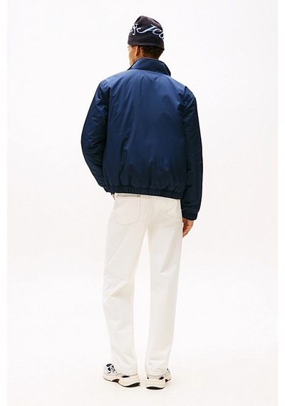 Tommy Hilfiger Erkek Dik Yaka Dolgulu Mont - Lacivert Dark Night Navy