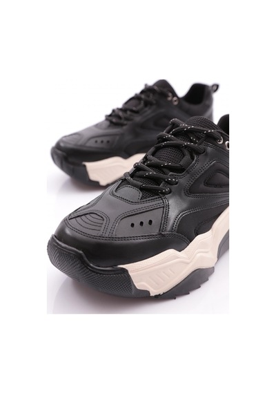 Dgn 65118 Kadin Bağcikli Sneaker Ayakkabi 65118-2027-R1534 Siyah