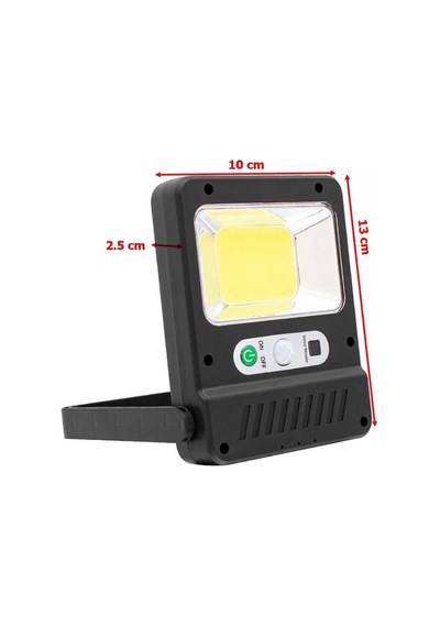 Powermaster Yx-607 Cob Ledli Solar Şarjlı Hareket Sensörlü Lamba