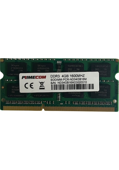 Primecom PCR-ND34G16M 4 GB DDR3 1600 MHz CL10 Ram