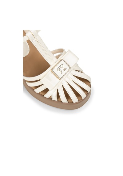Deery Kadın Bej Rugan Platform Topuklu Sandalet - 26491zbejc01 Bej