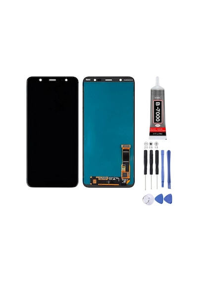 Samsung J810 J8 Uyumlu Lcd Ekran Oled Siyah + Montaj Kiti