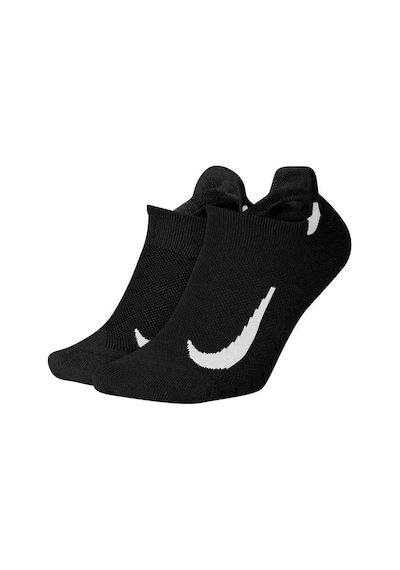 Nike Multiplier Unisex 2'li No Show Antrenman Çorabı Siyah Siyah