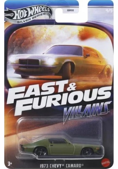 Hot Wheels Silver Series Fast & Furious Villains 5'li Set Hnr88 Renkli
