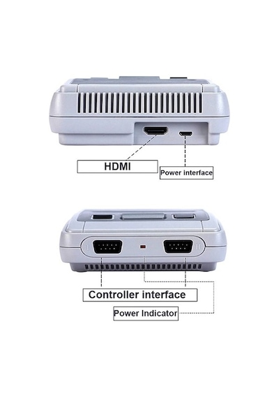 Super Mini Sfc 621 Oyunlu 2 Kollu TV Oyun Konsolu (İthalatçı Garantili)