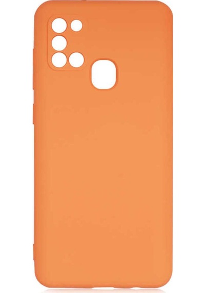 Galaxy A21s Kılıf Zore Mara Lansman Kapak Turuncu