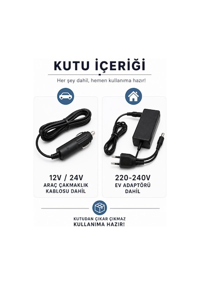 Hooger German EA 55 LTX New Series Geniş Kabin Dijital Led Ekran Oto Kamp Buzdolabı 12-24 Volt -20 Derece Hızlı Soğutma