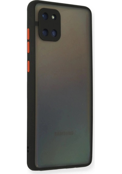 Durukar Samsung Galaxy Uyumlu A81 / Note 10 Lite Kılıf Montreal Silikon Kapak - Siyah