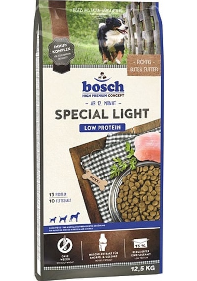 Bosch Special Light Glutensiz Tavuklu Yetişkin Köpek Maması 12.5 KG
