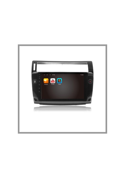 Govimaks Cıtroen C4 2005-2010 Uyumlu Siyah 6 Gb Ram 128 Gb Hafıza Androıd Multımedıa Teyp 9"