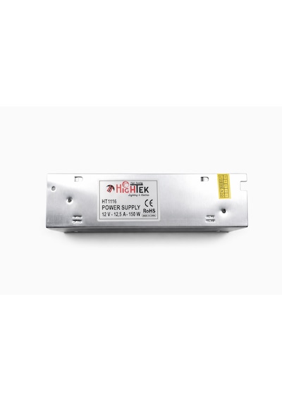 12v 12.5a Metal Kasa Güç Kaynağı Ip20 150w Trafo Adaptör