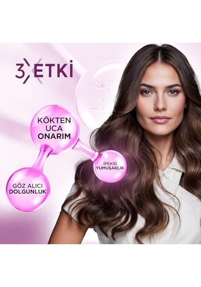 Kolajen & Keratin Onarıcı Dolgunlaştırıcı Saç Bakım Kremi 250 Ml İnce Ve Yıpranmış Saçlar İçin Hacim, Kolay Tarama Ve Parlaklık