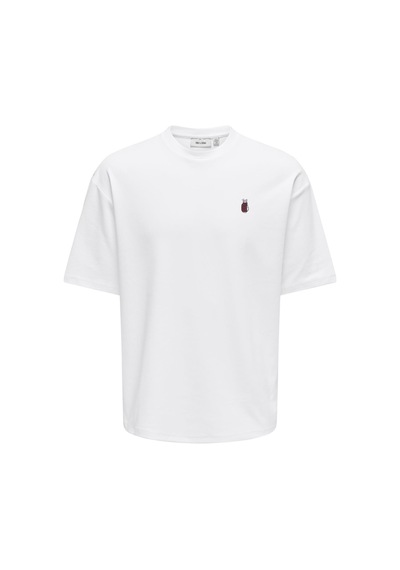 Only & Sons Onscaspıan Aırflex Ss Reg Emb Tee Bright White Diğer