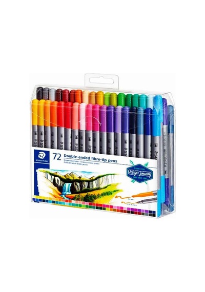 Double Ended 72'li Çift Uçlu Fineliner Kalem Seti / Tb72