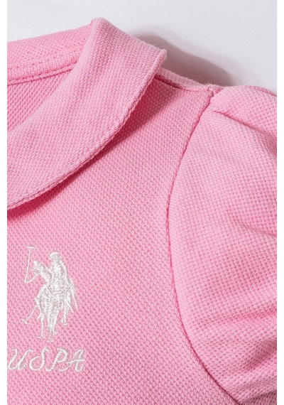 U.S. Polo Assn. U.s. Polo Assn Kız Bebek Elbise Pembe-2357 Pembe