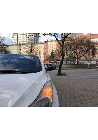 Hyundai Elantra 2011-2016 Batman Yarasa Ayna Kapağı Piano Black A