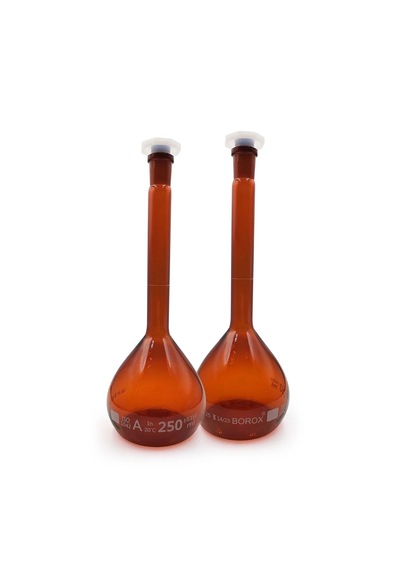 Borox Amber Cam Balon Joje 250 Ml - Pp Tıpalı - Class A Sertifikalı - 2 Adet/paket