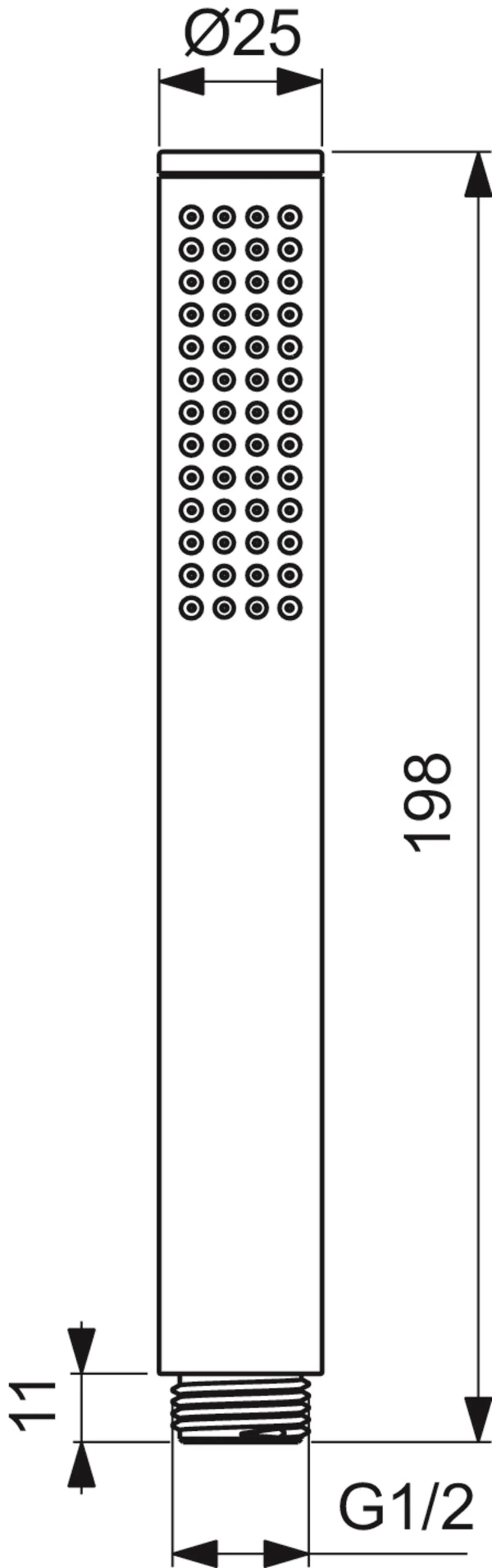 Ideal Standard Idealrain Stick El Duşu-chrome Bc774aa Krom