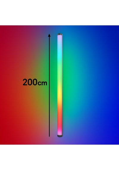 Pixel Rgb Led Işık Kanalı 12v Hazır Tak Çalıştır 2 Mt. Dinamik Efektli Alüminyum Profil Aydınlatma Seti Uzaktan Kumanda