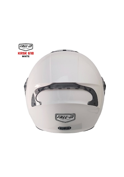Free-m 618 Güneş Vizörlü Açık Yarım Kask Beyaz