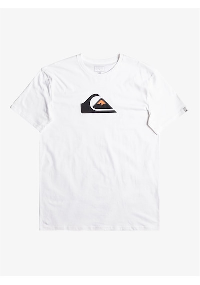Quiksilver Comp Logo SS Erkek T-Shirt-23049 Beyaz