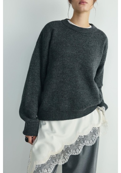 Suud Collection Füme Bella Oversize Kazak