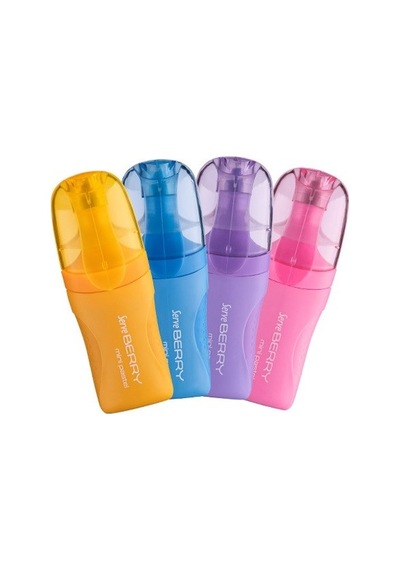 Serve Fosforlu Kalem Berry Set Mini Pastel 4'lü SV-BRMFKP4 Çok Renkli