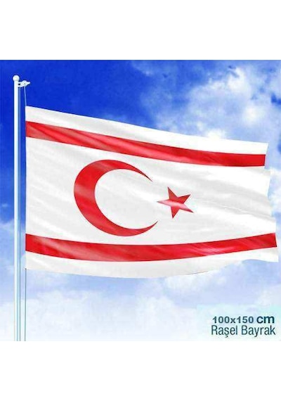 Kktc - Kuzey Kıbrıs Türk Cumhuriyeti Bayrağı - 100x150cm 1