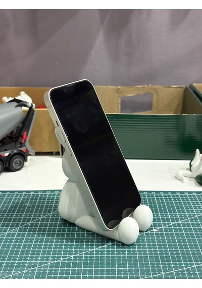 Sevimli Tavşan Figürlü Masa Üstü Telefon Tutucu Standı