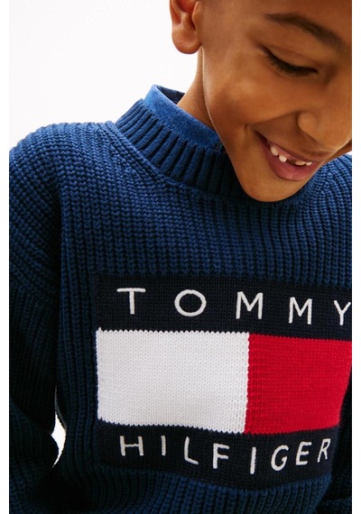 Tommy Hilfiger Erkek Çocuk Triko Kb0kb10071 Lacivert