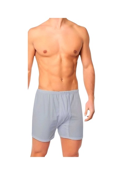 Uniquetrenders Erkek Rahat Kesim Paçalı Pamuklu Külot Boxer 6'lı Set Gri