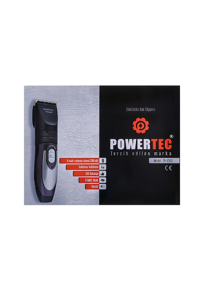 Powertec TR-6500 Şarjlı Saç Sakal Tıraş  Makinesi