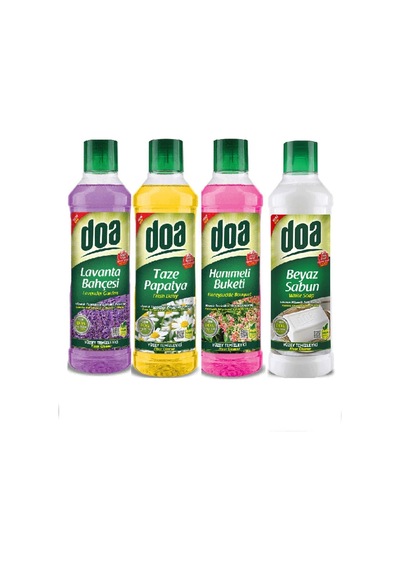 Yüzey Temizleyici Hanımeli - Papatya - Lavanta - Beyaz Sabun 1000ml 4'lü Set - 322245975 Diğer