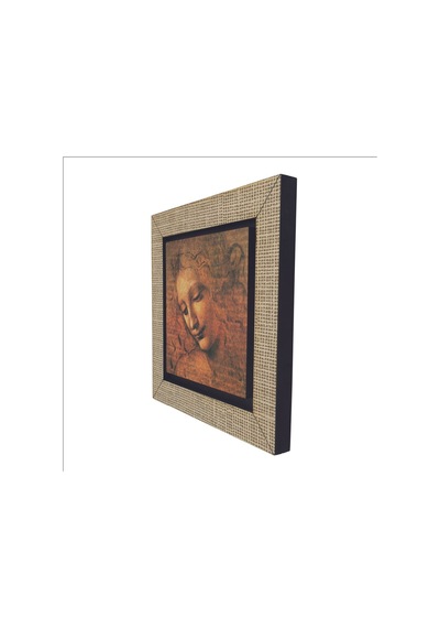 Kadın Başı Eskizi Leonardo Da Vinci, 1508 Baskılı Mdf Magnet 7x7 303