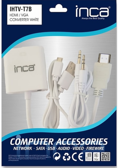 INCA IHTV-7TB HDMI-VGA ÇEVİRİCİ SES KABLOSU DAHİL