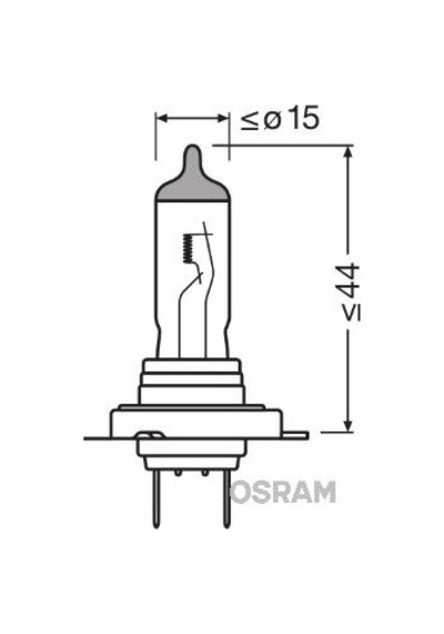 Osram H7 12V 55W Far Ampulü 2 Adet Alman Malı 64210