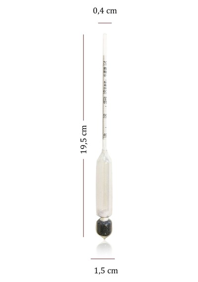 Aek-Tech 3'Lü Set Alkol-Metre 0-40-70-100 Ahşap  Kutulu